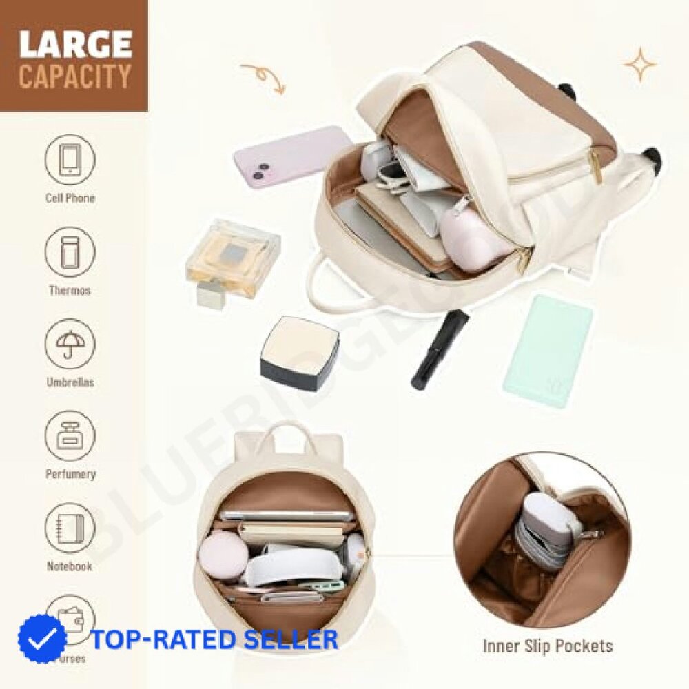 Stylish Mini Backpack Lightweight Daypack Waterpr… - image 5